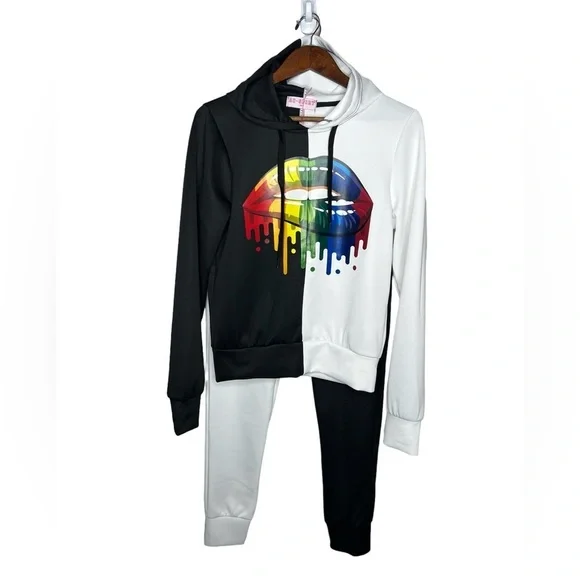 AQ Sport Women’s Sweatshirt/ Tracksuit 2Pcs Set - Picture 1 of 16